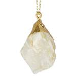 ROUGH MOONSTONE NECKLACE + MEDITATION APP