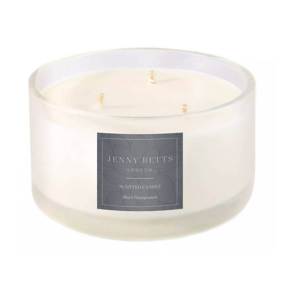 BLACK POMEGRANATE THREE WICK SOY CANDLE
