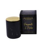 POMEGRANATE & AMBER MARBLE CANDLE