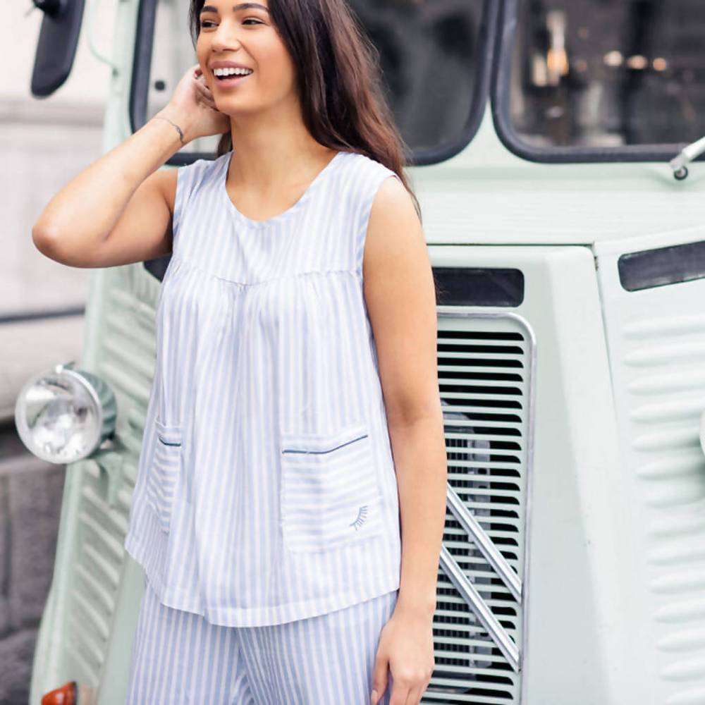 SEEING STRIPES MIDI SET