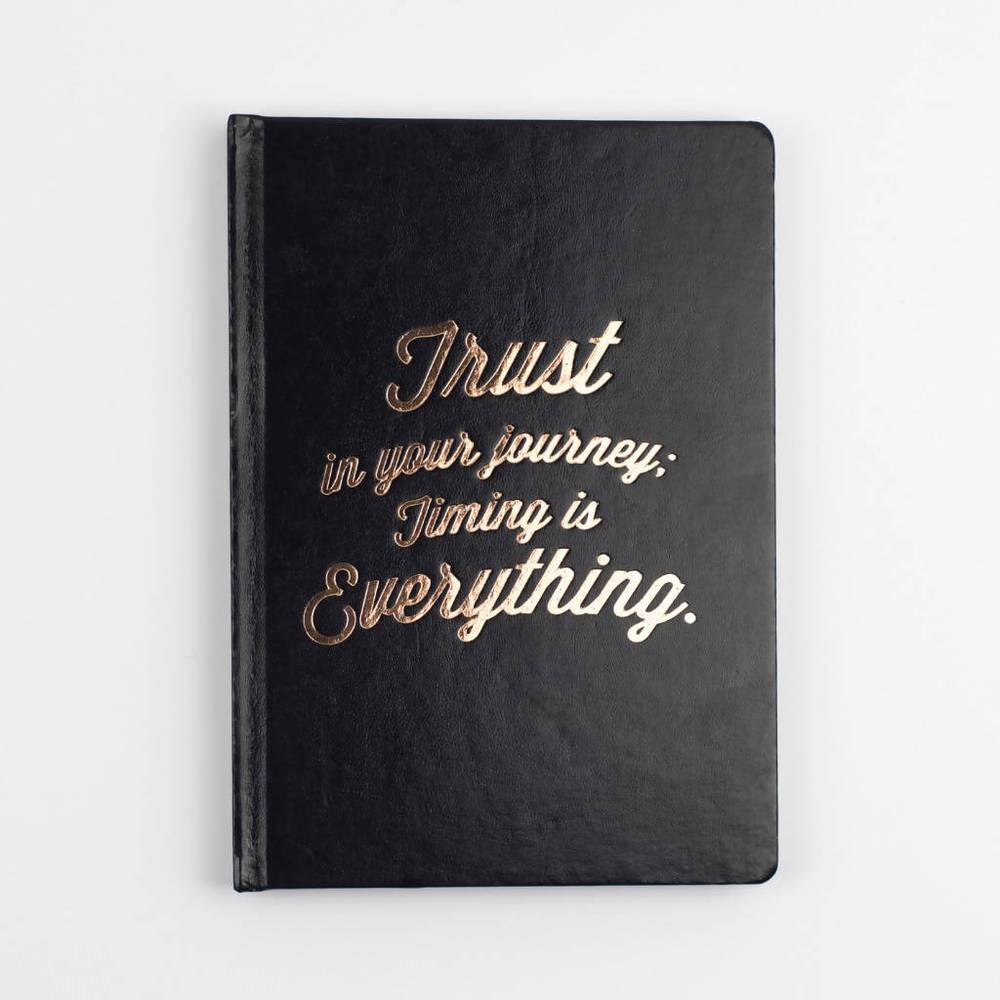 TRUST IN YOUR JOURNEY FOILED NOTEBOOK