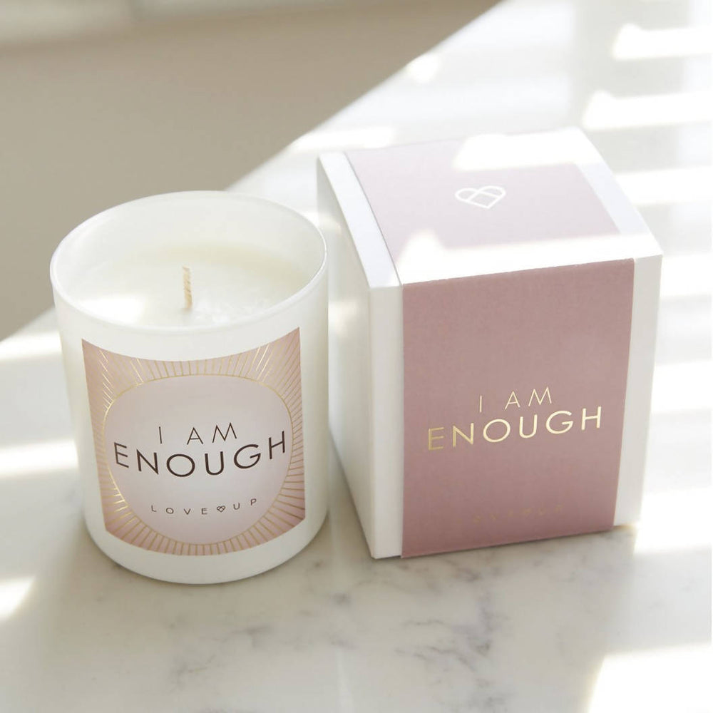 I AM ENOUGH VEGAN SOY WAX CANDLE