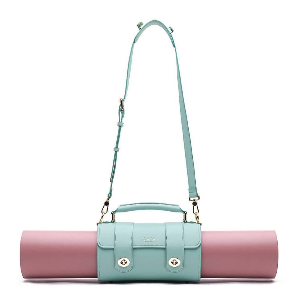 THE TEAL EMMELINE YOGA MAT BAG