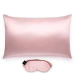SILK PILLOWCASE AND EYE MASK SET