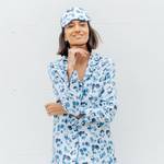 LEOPARD PRINT LONG SLEEPWEAR SET