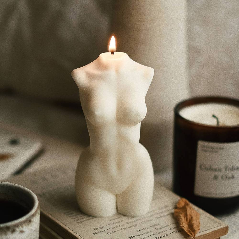 VENUS BUST CANDLE WHITE