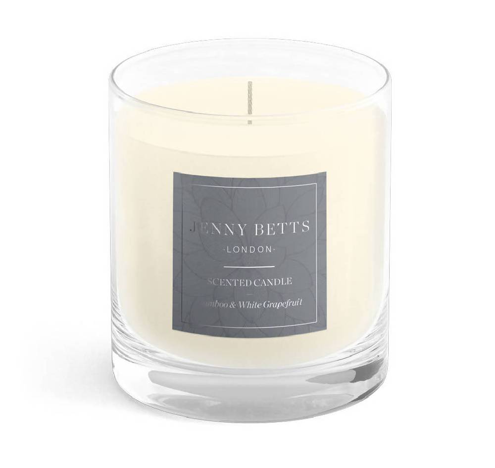 BAMBOO & WHITE GRAPEFRUIT SINGLE WICK SOY CANDLE